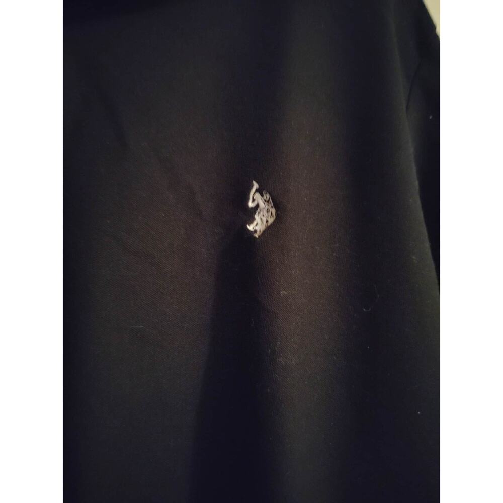 U.S. Polo Assn. Men's Black Solid Pique Polo with Small Pony Size 2XL‎ - Picture 3 of 4